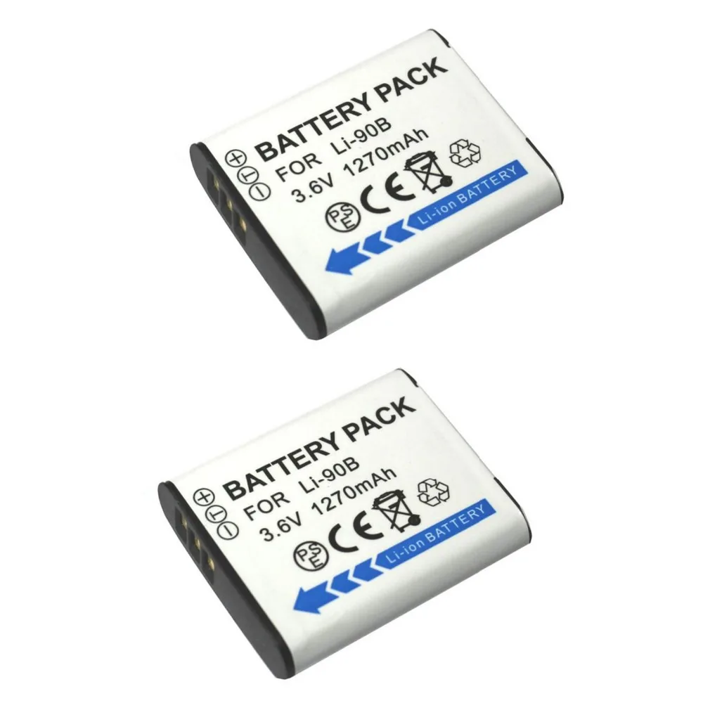 6 шт. 1270 мАч LI 90B 92B батарея для Olympus Tough TG 1iHS 1 iHS 2 3 4 Digital Camer|li 92b|for olympusolympus battery |