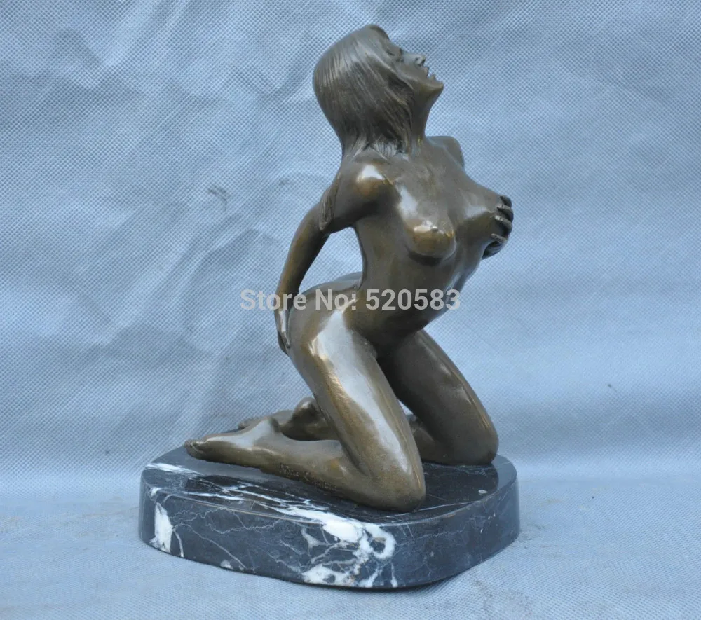 10 "Бронзовая женская красота обнаженная сексуальная скульптура|statue sexy|statue