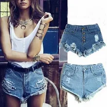 Горячая Распродажа 4 цвета джинсовые женские шорты сексуальные летние рваные шорты джинсы плюс размер Высокая талия джинсы короткие Feminino