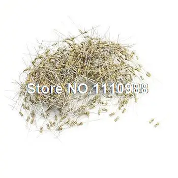 

1000 Pcs 1M Ohm 5% Tolerance 1/4 Watt Axial Lead Carbon Film Resistor