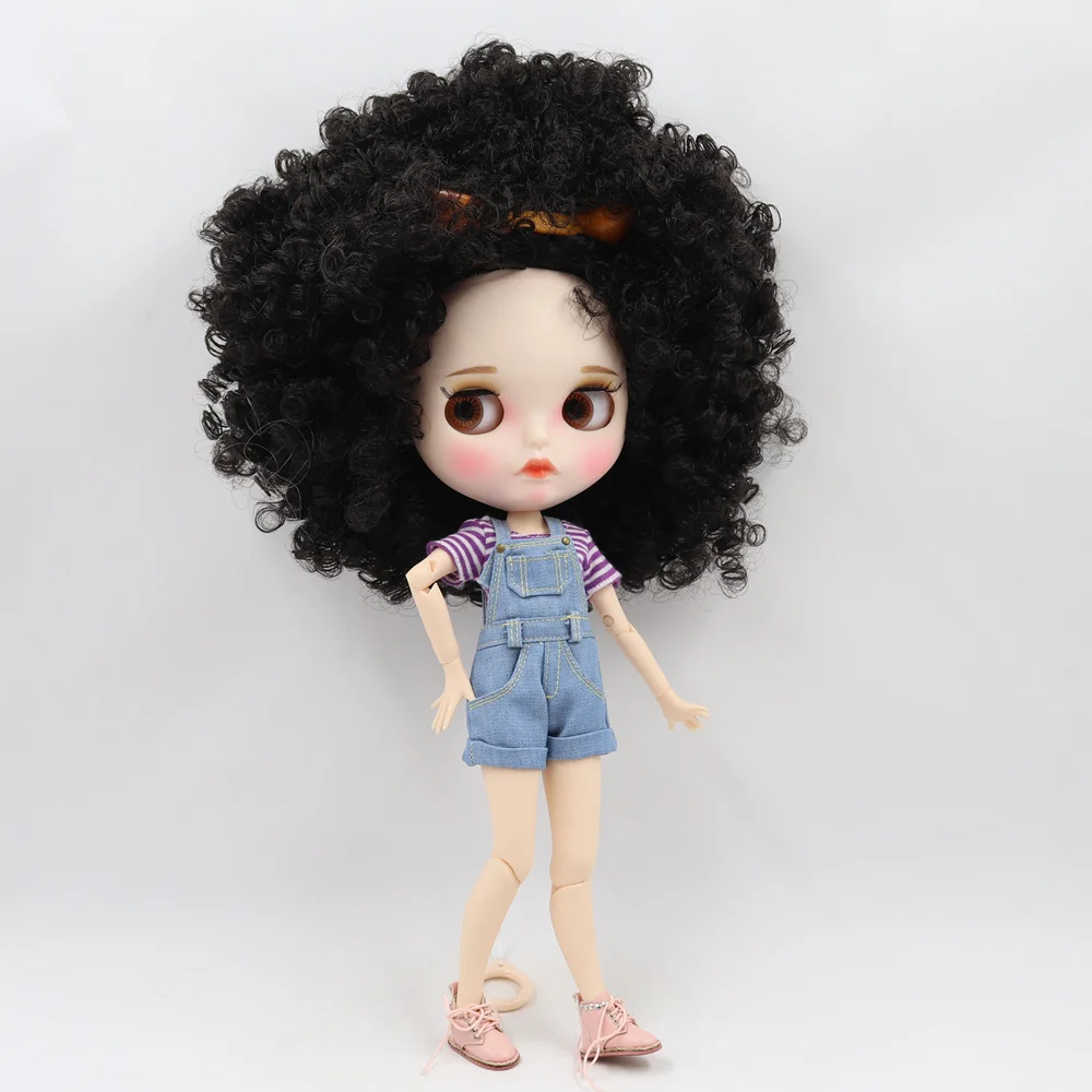 blythe doll black hair