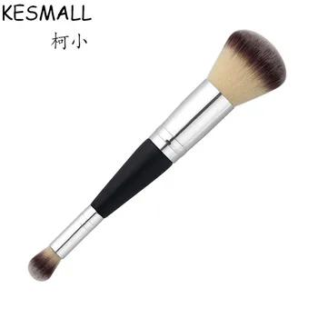 

KESMALL 1PC Double Head Makeup Brush Professional Multifunction Cosmetics Eyeshadow Facial Foundation Blush Make Up Tools CO217