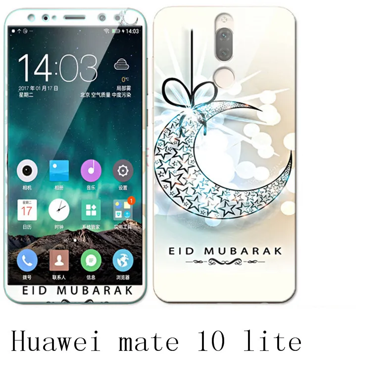 Huawei mate 10 lite чехол 360 градусов защитный ТПУ чехол+ цветной Интегрированный чехол из закаленного стекла для huawei mate 10 lite#3088