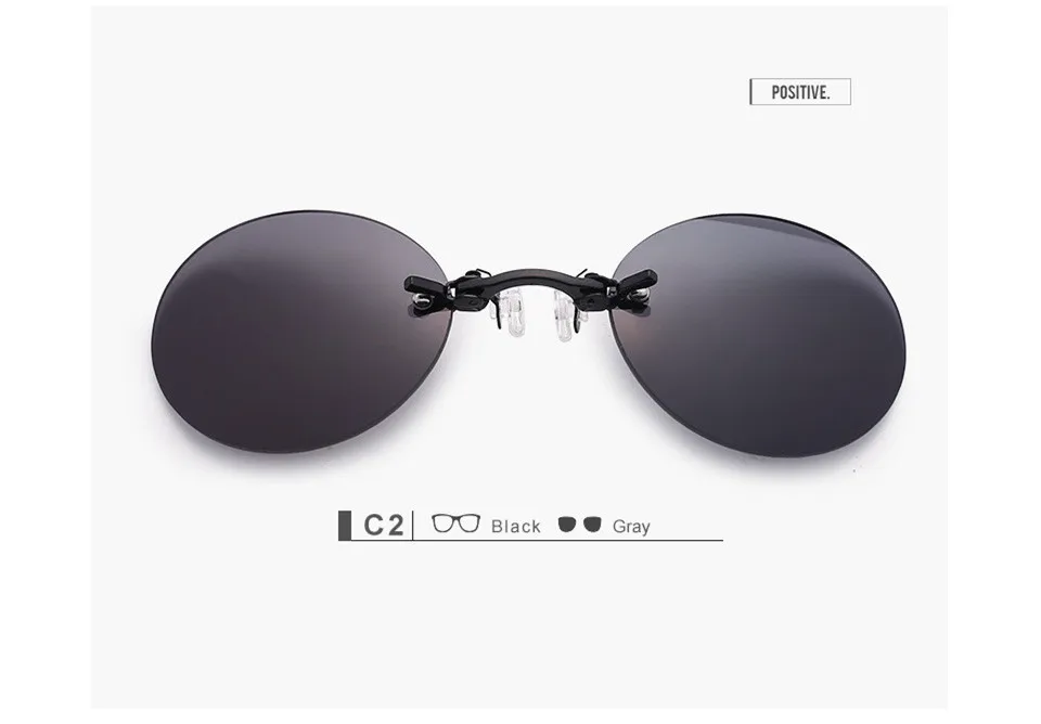 Мужские солнцезащитные очки с клипсой на носу, винтажные Мини Круглые Солнцезащитные очки Hacker Empire Matrix Morpheus, солнцезащитные очки без оправы UV400