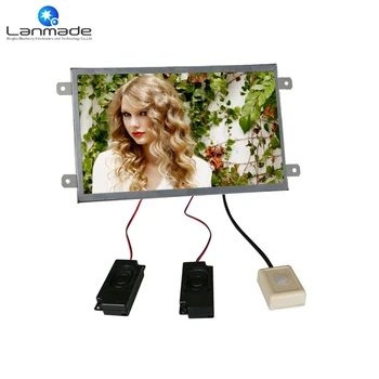 

10 inch sd usb2.0 interface open frame lcd display advert motion sensor video player small digital display screen