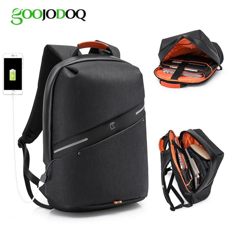 Waterproof Backpack Laptop Bag for Macbook Pro 13 Air 15 Case Mochila Laptop Sleeve Funda Portatil 15.6 with USB Charger Port Waterproof Backpack Laptop Bag for Macbook Pro 13 Air 15 Case Mochila Laptop Sleeve Funda Portatil 15.6 with USB Charger Port
