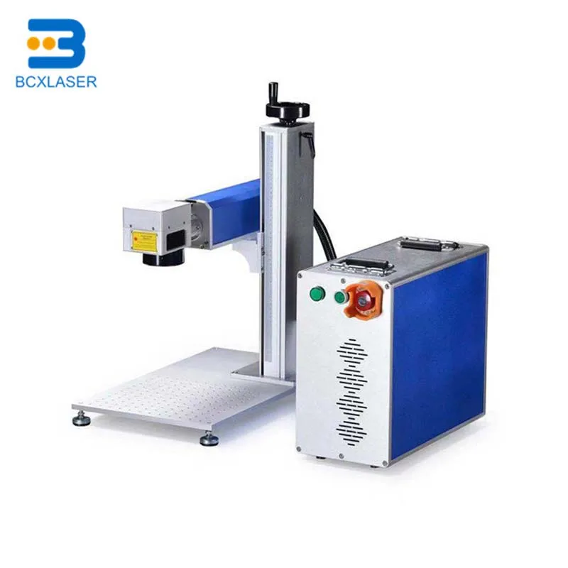 Высокая точность 20 Вт, 30 Вт волоконная лазерная маркировочная машина машинка для металлической маркировки используется для нержавеющей