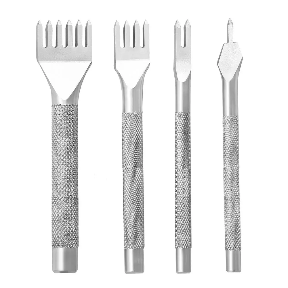 

4mm Cutter 4PCS/Set Punching Round DIY Leather Handmade Tool Stitching Hole