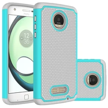 

Hybrid Rugged Rubber Hard Silicone + PC 2 in 1 Shockproof Back Cover Case For Motorola Moto Z Play Case 5.5inch