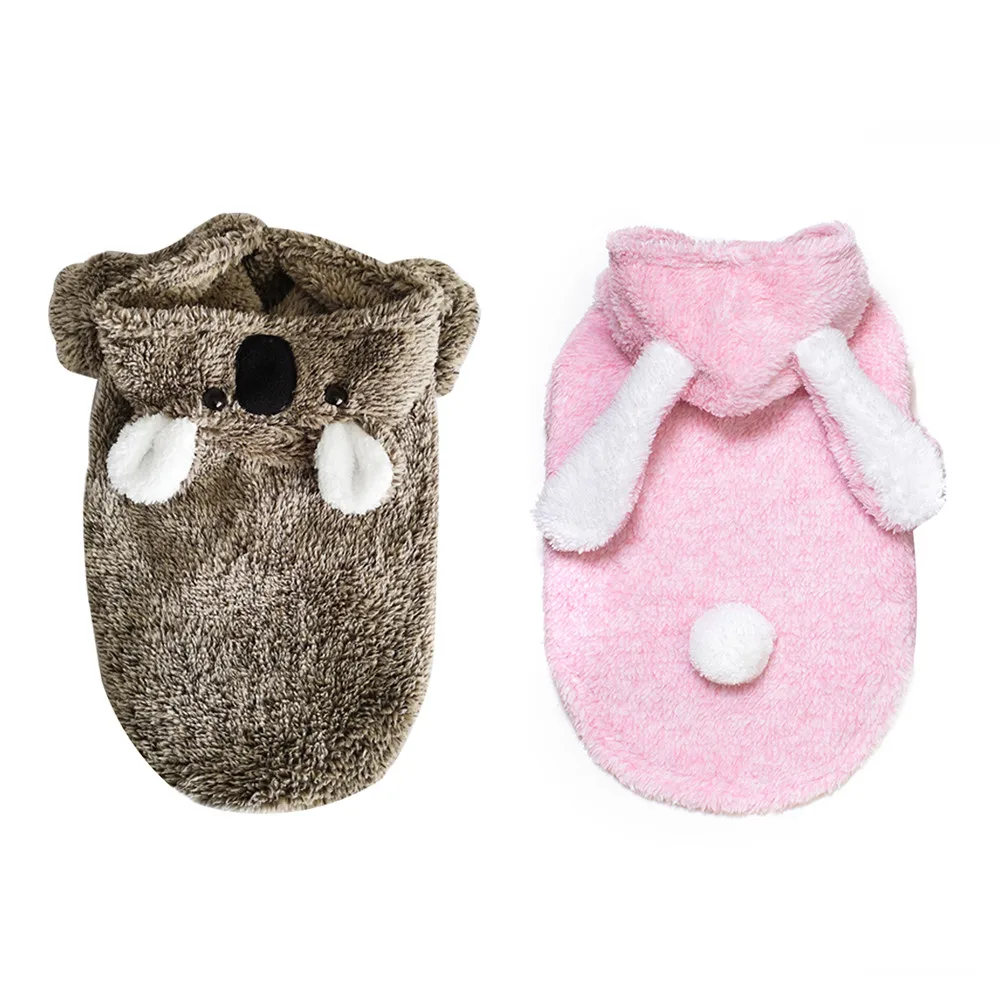 

dog fleece sweatshirt Cute Rabbit Sloth Costume Clothing Puppy bulldog frances clothes dog hoodie sudadera perro ##
