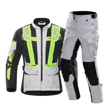 

DUHAN Summer Motorcycle Jacket Men Chaqueta Moto Breathable Riding Jacket Mesh Reflective Motocross Jacket Motorcycle Protection