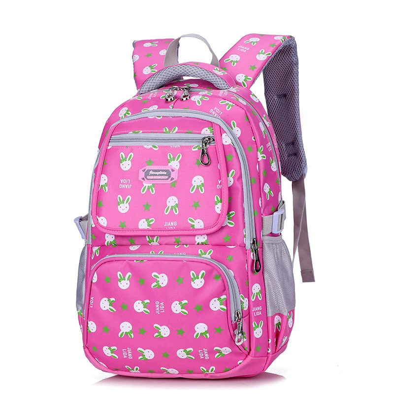 

2019 New Rabbit Printing Schoolbags backpack Children school bags for boys girls big capacity waterproof Kid school backpack