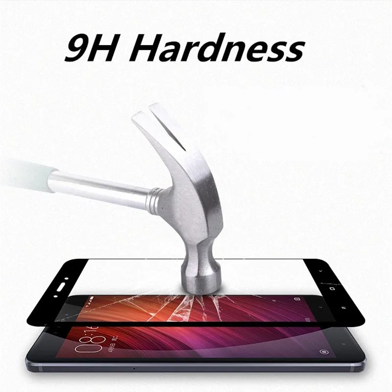 2.5D HD полное покрытие Закаленное стекло пленка для Xiaomi Redmi 4A 4Pro 4X Note4X 5 5A Note 2 4
