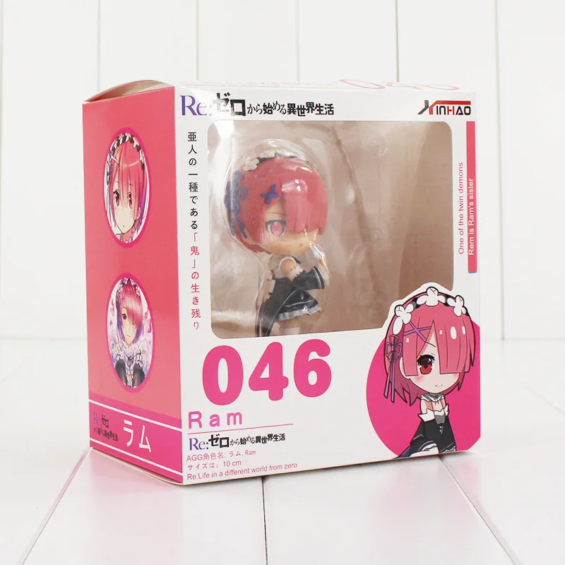 Nendoroid Re Life In a Different World From Zero Rem Action Figure Ram Figure Doll PVC