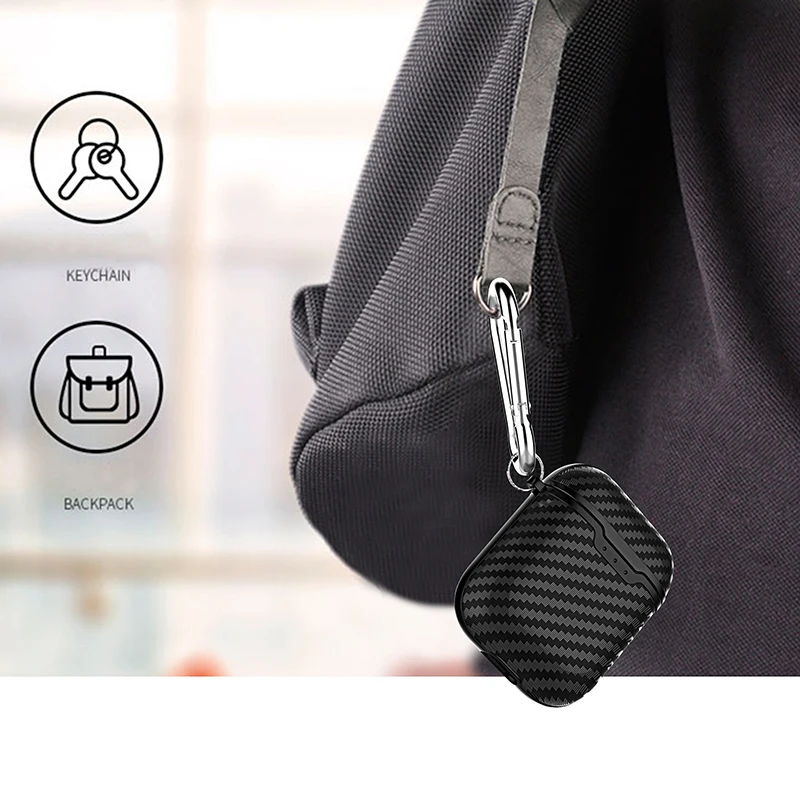 Carbon Fiber Soft TPU Earphone Case For Airpods 2 Ultra Slim Retro Shockproof Headphone Cover Case For Airpods Protection Bag Carbon Fiber Soft TPU Earphone Case For Airpods 2 Ultra Slim Retro Shockproof Headphone Cover Case For Airpods Protection Bag