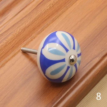 Furniture Hardware 40mm Furniture Handle Ceramic Drawer Cabinet Knobs and Handles Knobs Door Cupboard Kitchen Pull Handles