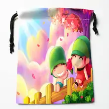 Заказная атласная сумка для хранения с завязкой, подарочные сумки, больше размеров для хранения на заказ, Ваш образ 27x35 см