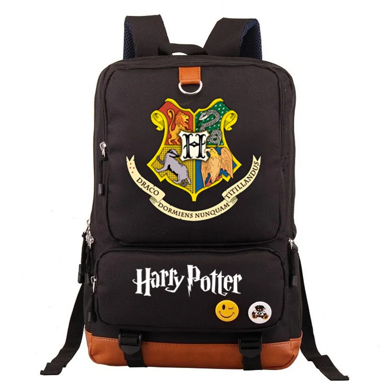 Горячая магия Хогвартс Слизерин Гриффиндор мальчик девочка школьная сумка для женщин на молнии рюкзак для подростков школьные сумки для мужчин студенческий рюкзак