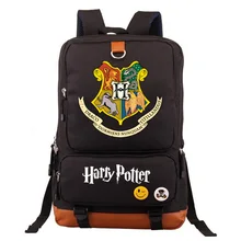 Slytherin Gryffindor для мальчиков и девочек, школьная сумка для женщин, рюкзак для подростков, школьные сумки, Холщовый мужской студенческий рюкзак