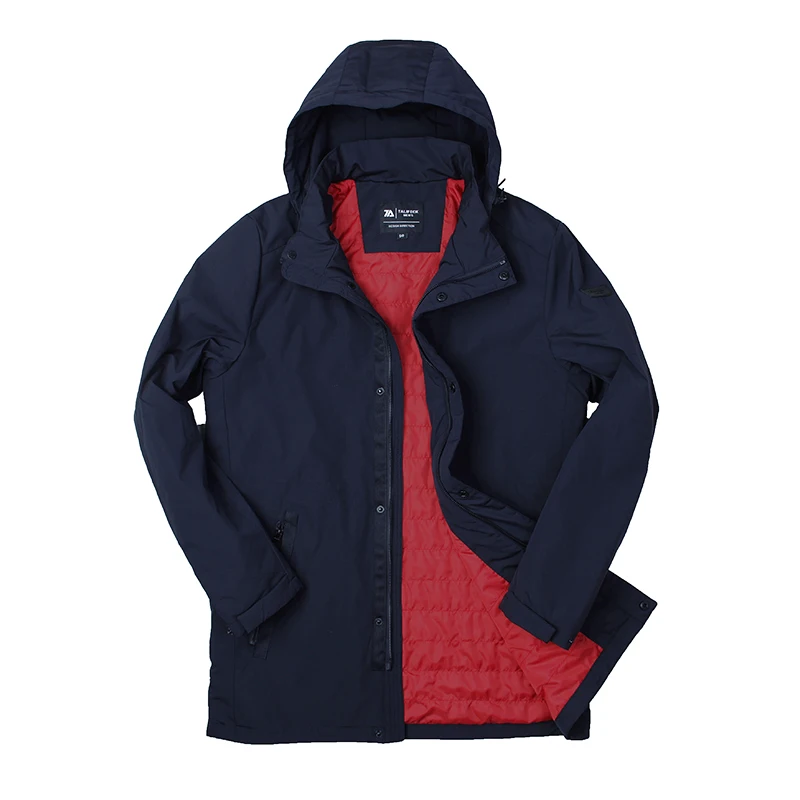 2018 High Quality Men Coat Parka Windbreaker Padded Cotton Coat Jackets