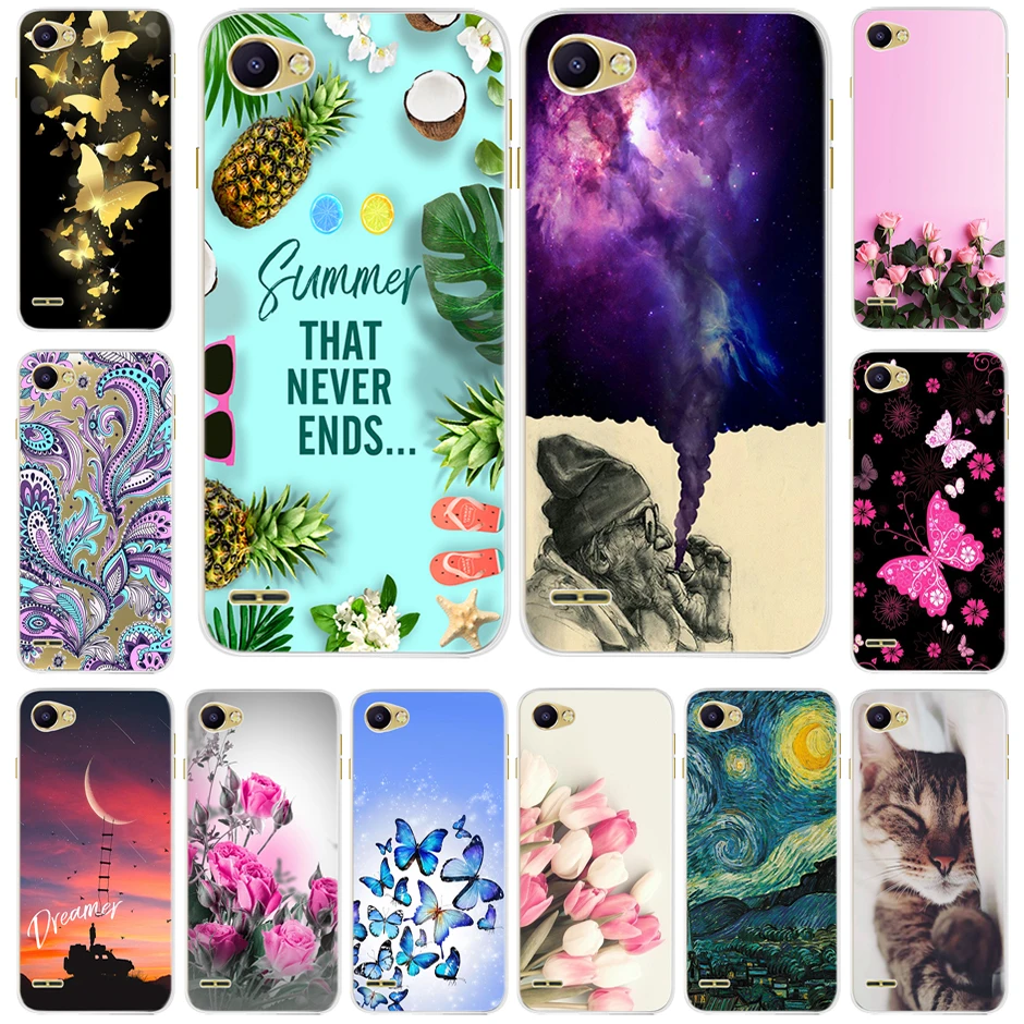 Per Lg Q6 Custodia Cover Sot Custodia In Silicone Tpu Per Lg Q6 Alpha Cover Q6A Custodia Per Telefono Cover Posteriore Per Lg Q6 Plus X600 X600K X600S