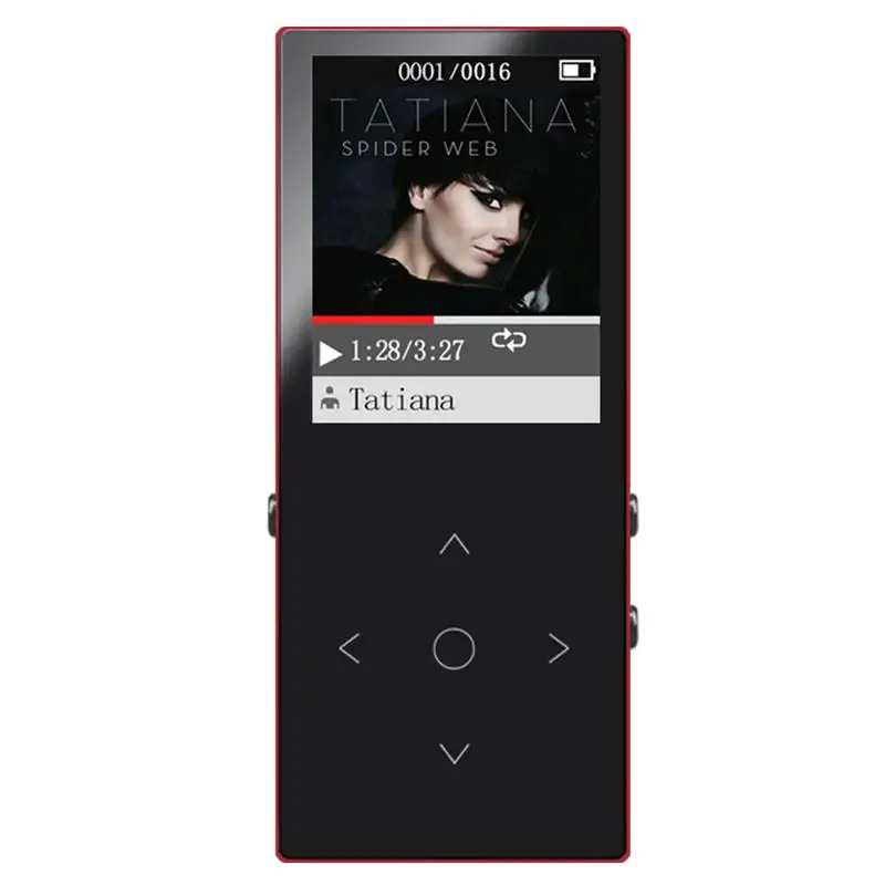 Bluetooth 4 1 MP3 плеер BENJIE K8 с сенсорным ключом ультра тонкий 8 ГБ музыкальный дюймов