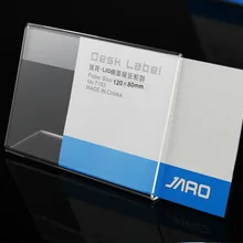 9*6 см прозрачный акриловый знак держатель ценника Дисплей Настольная подставка держатель карты стоят 100 шт