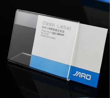 

9*6cm Clear Acrylic Sign Holder Price Tag Display Stand Table Card Stand Holder Free Shiping 100PCS