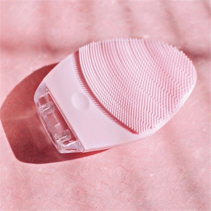 NEW Electric Silicone Facial Washing Cleanser Brush Ultra Sonic Face SPA Massage Brush Deep Cleaning Vibrator Makeup Remove Tool