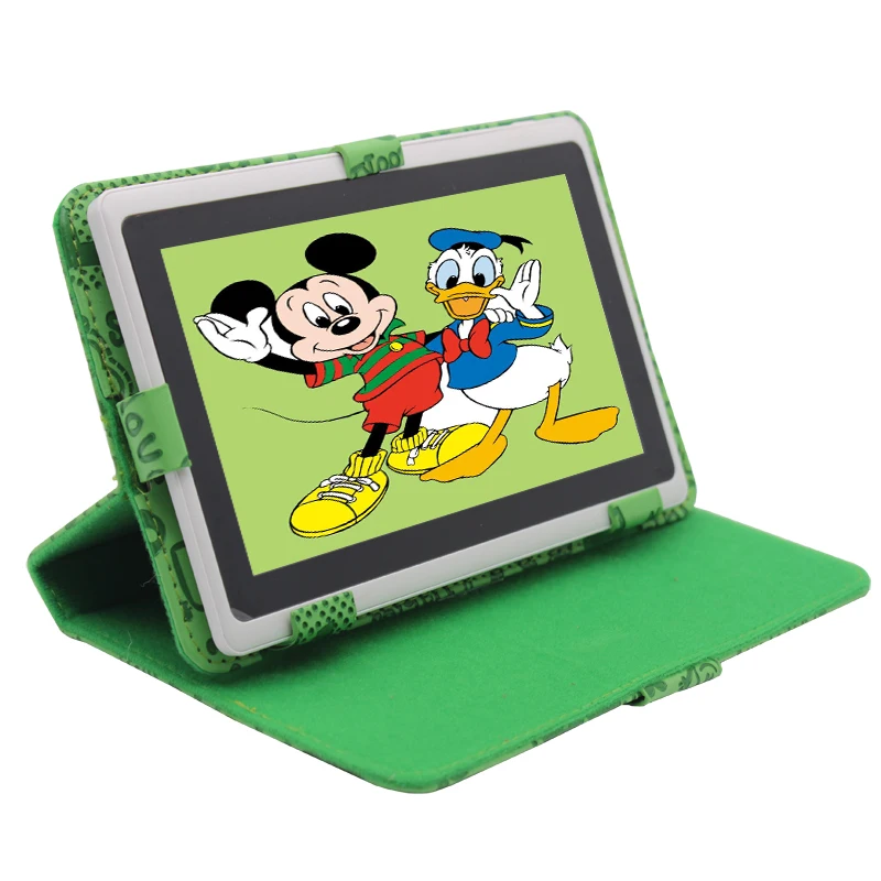 Lowest Price Q8 Low price 7" Tablet PC Android 4.4 Google A33 Quad-Core 8GB WiFi kids gift Children's toys Tablet PC Support Holster