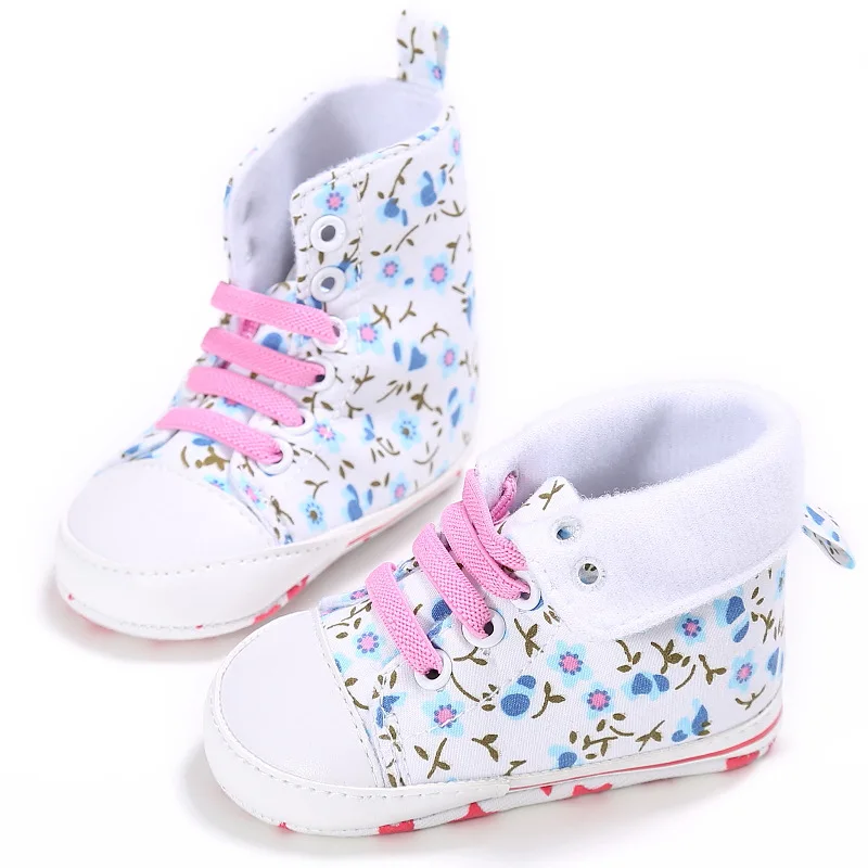 Детская обувь для малышей, нескользящая парусиновая Спортивная весенне-Осенняя обувь для новорожденных мальчиков и девочек, первые ходунки, мягкая детская подошва, кроссовки