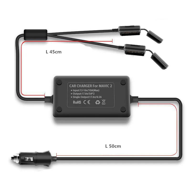 Mavic 2 Drone Battery car Charger Intelligent Flight 3850mAh  Battery Charging for DJI Mavic 2 Zoom Pro drone Accessories  1 (6)