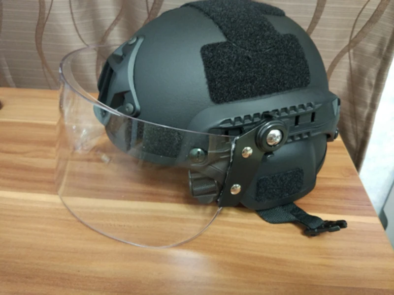 Шлем для страйкбола Swat Mich 2000 защитные очки с прозрачным козырьком занятий