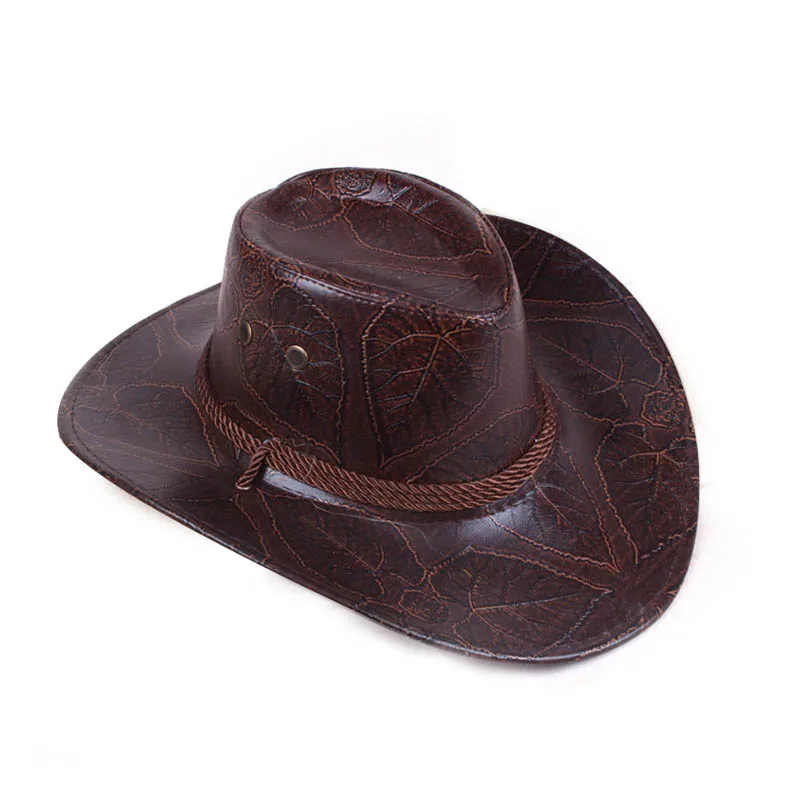 leather outdoor hat