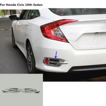 

Car body detector accessories trim back tail rear fog light lamp frame stick parts For Honda Civic 10th Sedan 2016 2017 2018