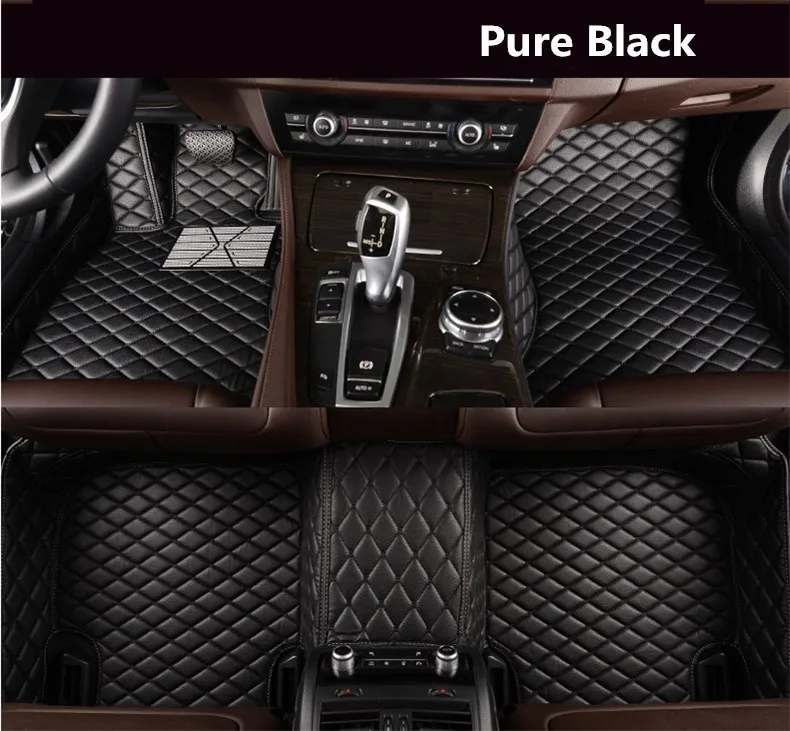 

For Hyundai Sonata 8 2011-2014 Floor Mats Auto Foot Carpets Car Step Mats High Quality Brand New Embroidery Leather Mats