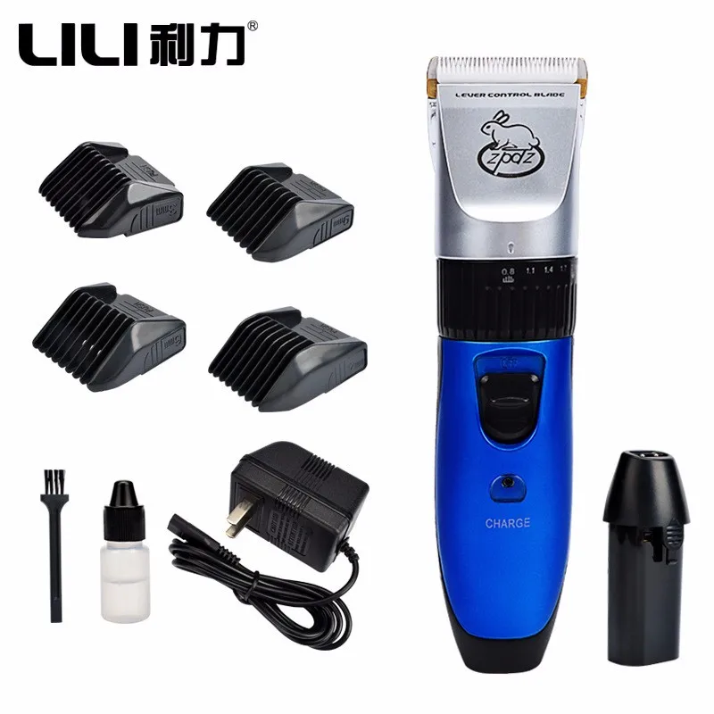 New Professional Cat Dog Hair Trimmer Rechargeable 35W Electric Grooming Pet Clippers Animals Shaver Haircut Machine AC110-240V (5)