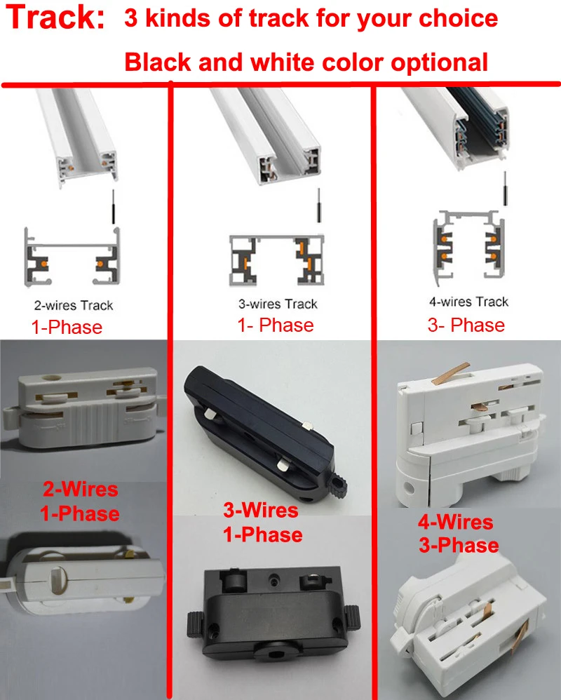 Spotlight para Sapatos de Roupas o Envio Gratuito de 35 Faixa 2 Fios 3 4 Trilho Pista Loja Comercial Lâmpada w Cob Led Luz 2 O envio gratuito de 35 w cob