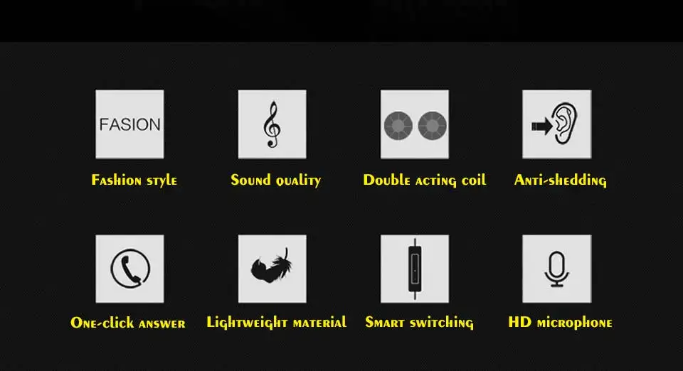 03 Wired earphone High bass dual drive stereo In-Ear Earphones