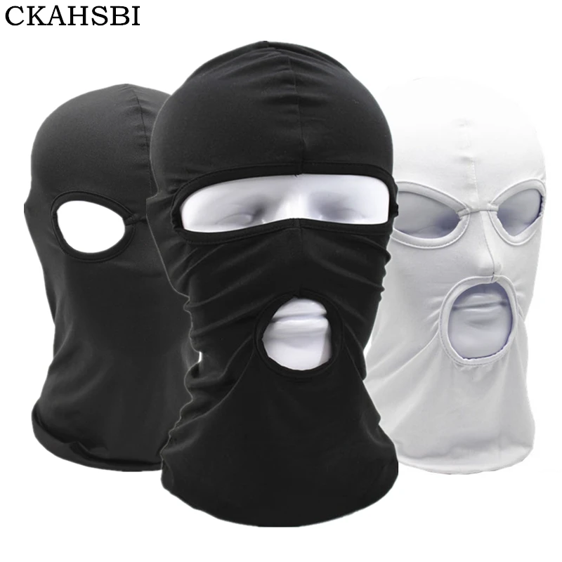 CKAHSBI Windproof Cotton Holes Full Face Neck Guard Masks Ninja ...