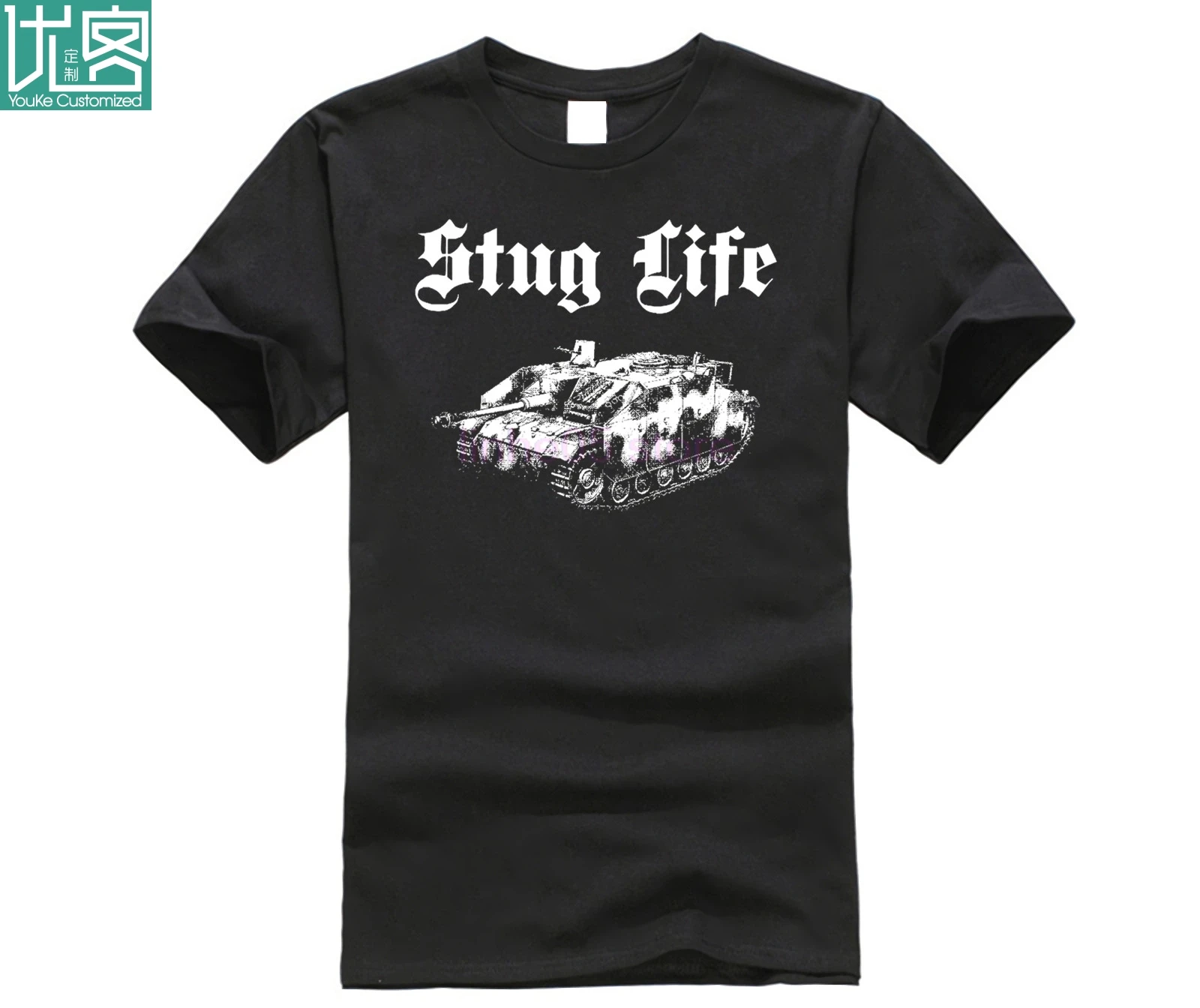 

2019 Summer Hot Sale Men T-shirt German StuG III Panzer Tank T Shirt WWII Wehrmacht Army ASL Stug LIfe