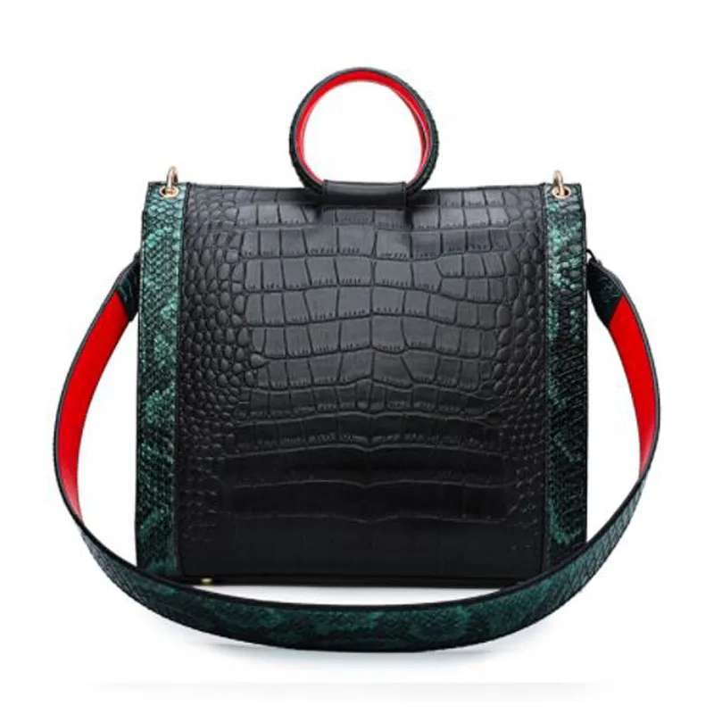 Женская сумка, женские кожаные сумки, сумки для женщин, дизайнерские роскошные сумки из крокодиловой кожи, женские ручные сумки, Bolsa Feminina