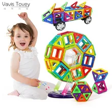 Vavis Tovey большой магнитный дизайнерский Строительный набор модель и магнит игрушка треугольник квадратный конструктор пластиковый подарок для мальчиков девочек