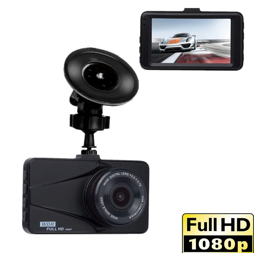 1080P Full HD Dashboard Camera 3 0 &quotэкран Автомобильная камера DVR рекордер с ночным видением g