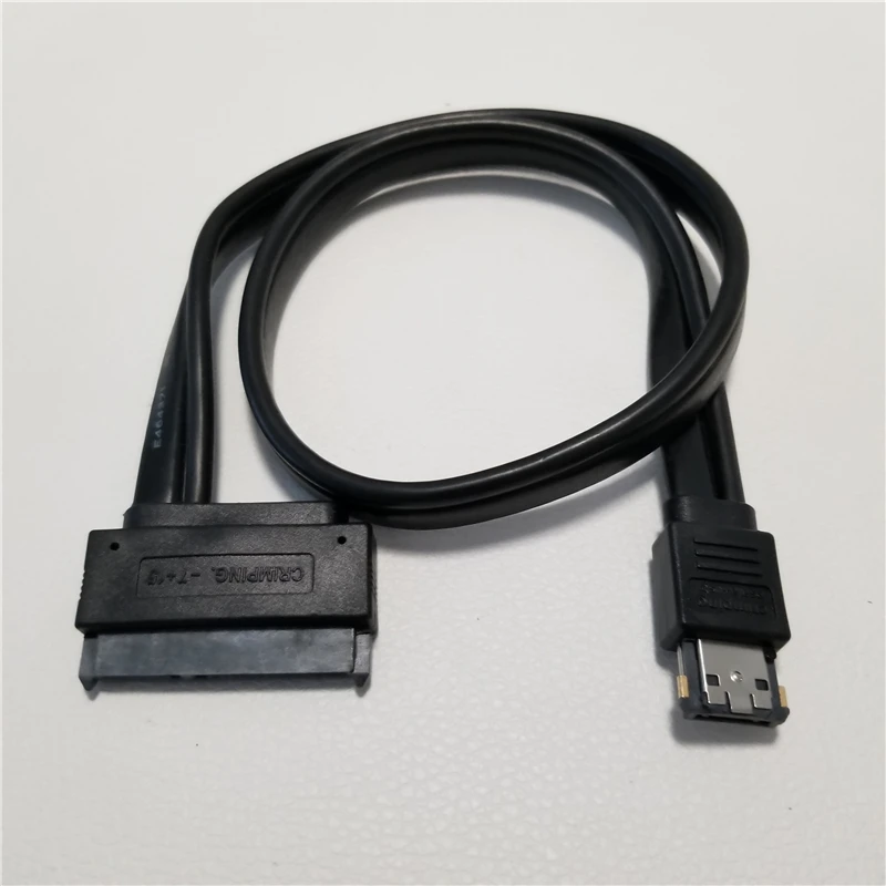 Power eSATA eSATAp to SATA 15+7Pin 22Pin Adapter Converter Data Cable