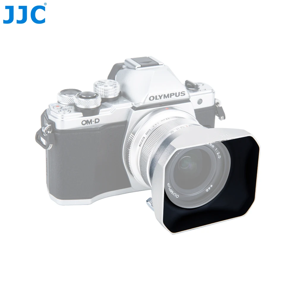

JJC Metal Square Lens Hood 46mm for Olympus M.ZUIKO DIGITAL ED 12mm 1:2.0 Lens replaces LH-48