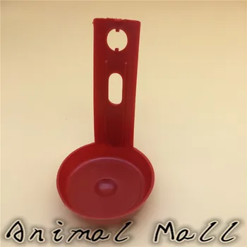 

20 Pcs Water Cups Chicken Drinkers Waterer Angle Poultry Supplies Feeder Watering New arrival Red White Cups
