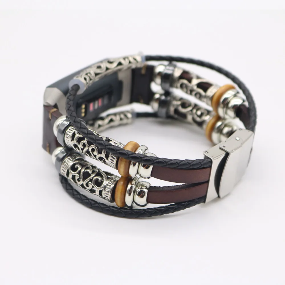 Retro-Leather-Strap-Bracelet-for-Fitbit-Charge-3-Band-Replacement-Watch-Band-for-Fitbit-Charge-3 (2)