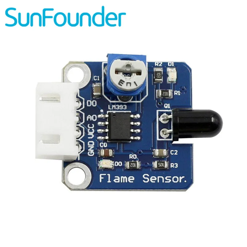 Пламя Модуль Датчика Пожарной сигнализации Модуль Доска Для Arduino
