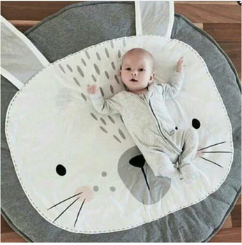 

Animal Climbing Carpet Baby Play Mats Newborn Infant Soft Sleeping Mat Cotton Cart Cover Kids Air Conditioning Rabbit Blanket